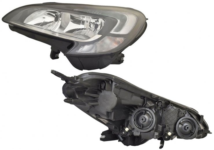Acessar a peça Farol elétrico esquerdo LED H7 + H7 (motor)