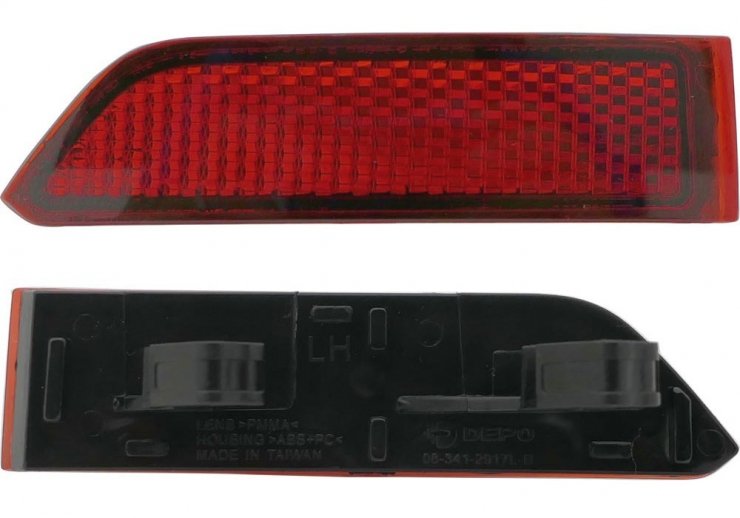 Acessar a peça Refletor exterior esquerdo