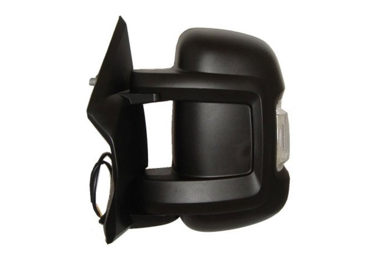 Espelho esq. com ângulo morto,eletrico,conv.,term.,pisca-pisca,braço curto,5w (80x320x400)