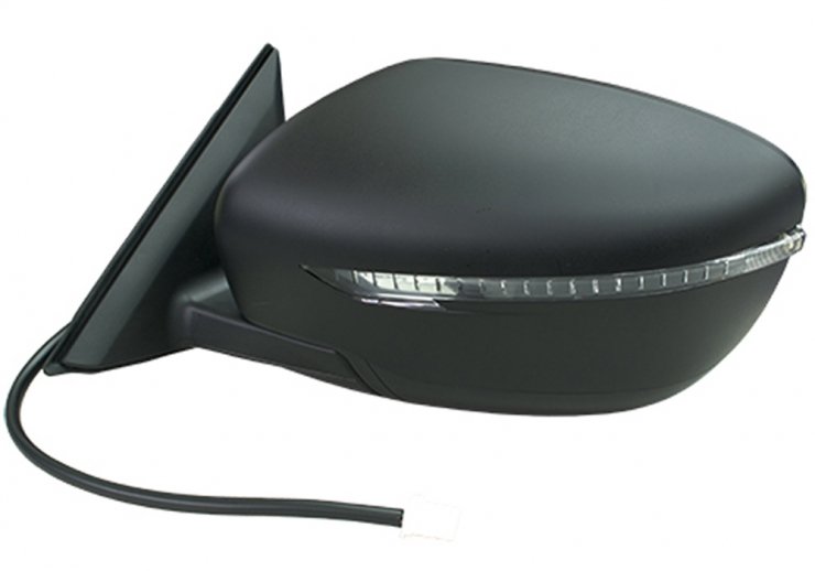 Acessar a peça Espelho retrovisor elétrico esquerdo, convexo, preparado, rebatível, com indicador (7 pinos)