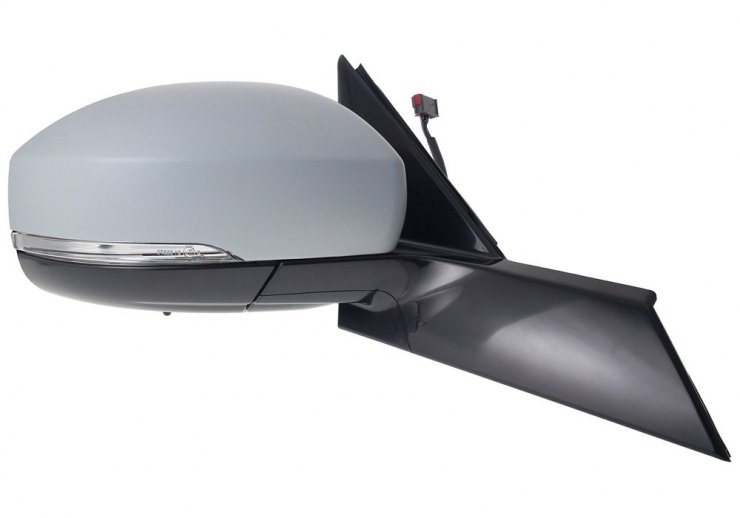 Espelho retrovisor elétrico direito, convexo, aquecido, preparado, rebatível, com indicador, cortesia, LED (8 pinos)  pour LAND ROVER DISCOVERY  pour LAND ROVER DISCOVERY