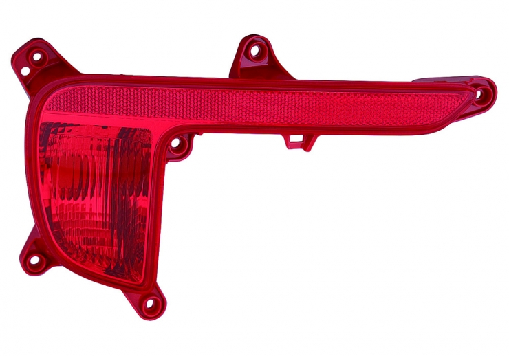 Acessar a peça Retro-refletor esquerdo (a partir de 2014)