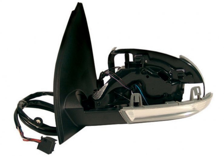 Acessar a peça Corpo do espelho retrovisor elétrico esquerdo, aquecido, com indicador (7 pinos)