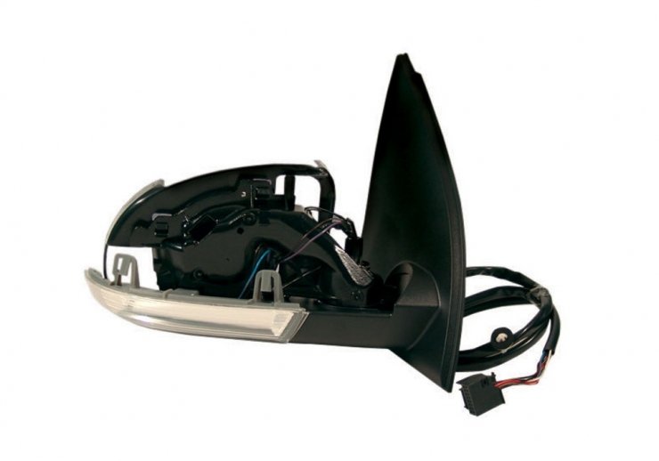 Acessar a peça Corpo do espelho retrovisor elétrico direito, aquecido, com indicador (7 pinos)