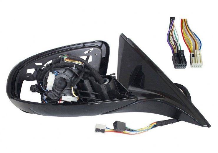 Corpo do espelho retrovisor elétrico direito, aquecido, preparado, rebatível, cortesia, memória (14 pinos)  pour MERCEDES CLASE S  pour MERCEDES CLASE S