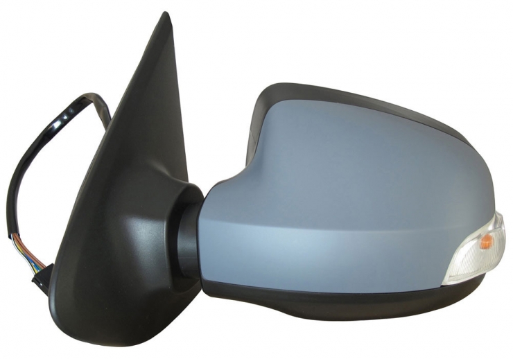 Espelho retrovisor elétrico esquerdo, convexo, aquecido, preparado, com indicador (7 pinos)  pour RENAULT THALIA-SYMBOL  pour RENAULT THALIA-SYMBOL