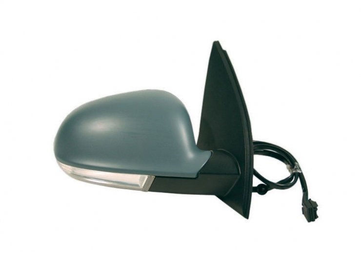 Espelho retrovisor elétrico direito, convexo, aquecido, preparado, com indicador, memória (10 pinos) VOLKSWAGEN-GOLF pour VOLKSWAGEN GOLF  pour VOLKSWAGEN GOLF