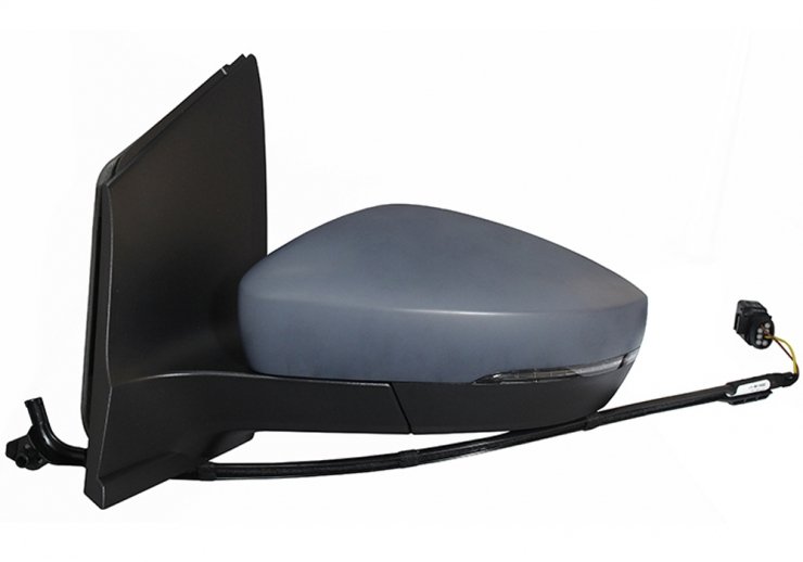 Espelho retrovisor mecânico esquerdo, convexo, preparado, com indicador (2 pinos) VOLKSWAGEN- pour VOLKSWAGEN UP   pour VOLKSWAGEN UP
