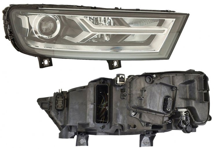 Farol elétrico direito, LED, xénon D5S + H7 (motor) AUDI-Q7 pour AUDI Q7  pour AUDI Q7