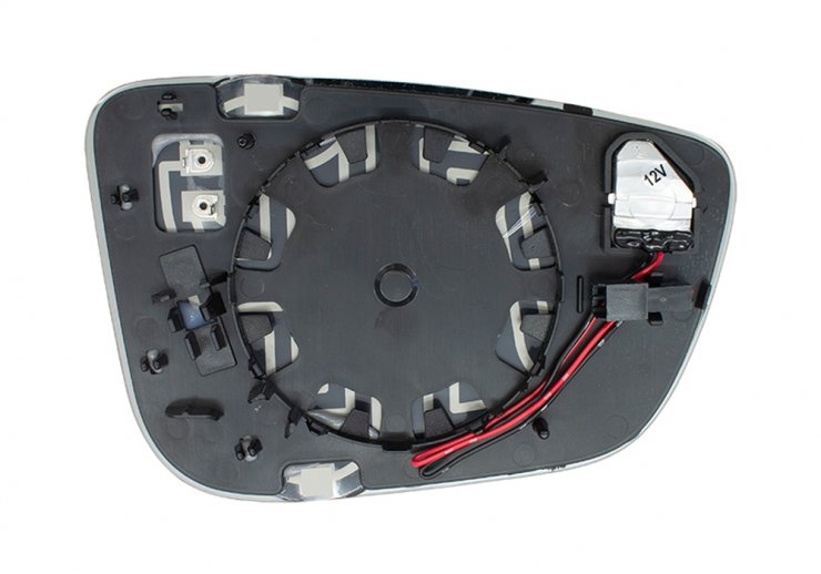 Acessar a peça Vidro + suporte para espelho retrovisor esquerdo, asférico, aquecido, side