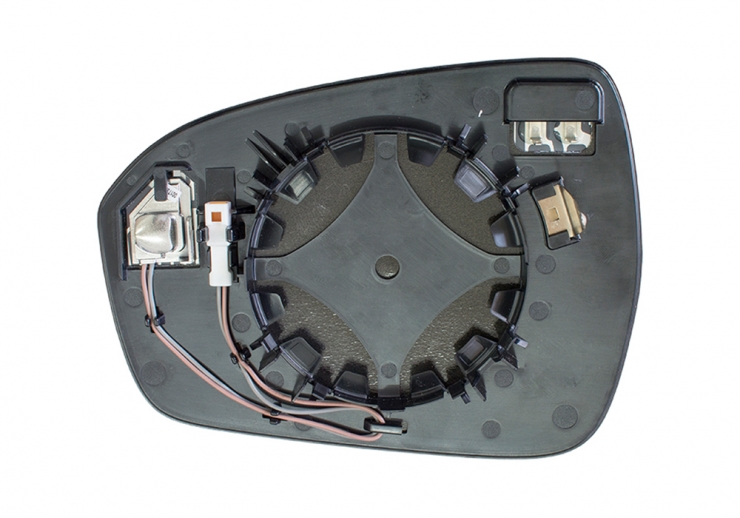 Acessar a peça Vidro + suporte do espelho retrovisor direito, asférico, aquecido, side