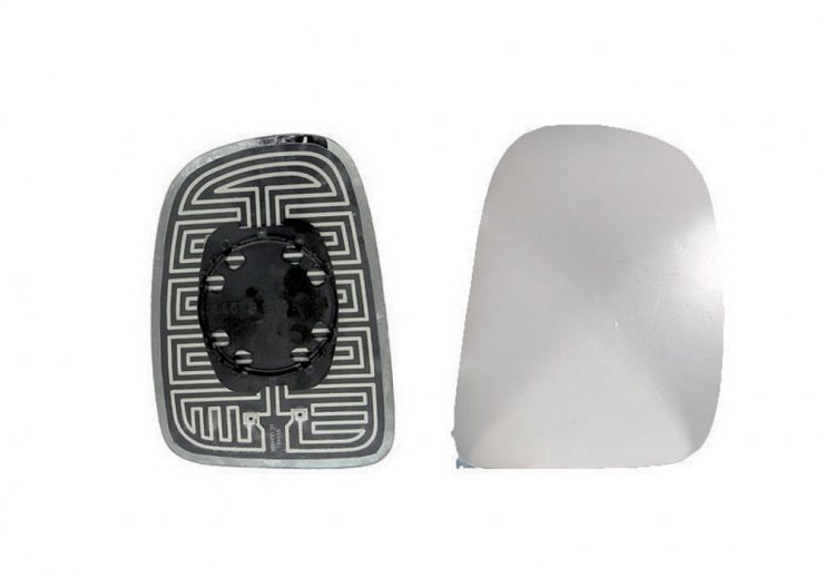 Acessar a peça Vidro + suporte do espelho retrovisor elétrico direito, convexo, aquecido