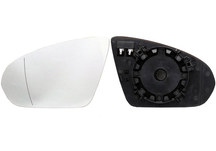 Acessar a peça Vidro + suporte do espelho retrovisor esquerdo, asférica, térmica, side (2 pinos)