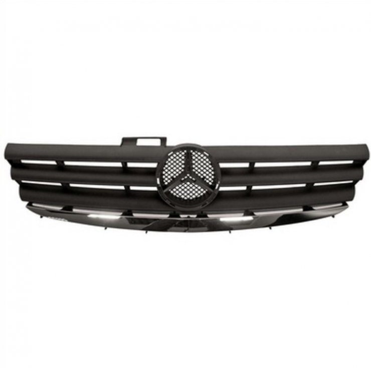 Acessar a peça Grelha preta prateada - cromada [elegância]