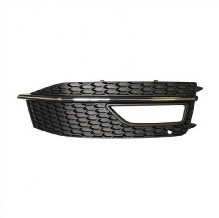 Acessar a peça Grelha do para choques direito, preta, orifícios de nevoeiro (Mod. S4)