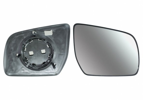 Acessar a peça Vidro + suporte espelho retrovisor direito, convexo