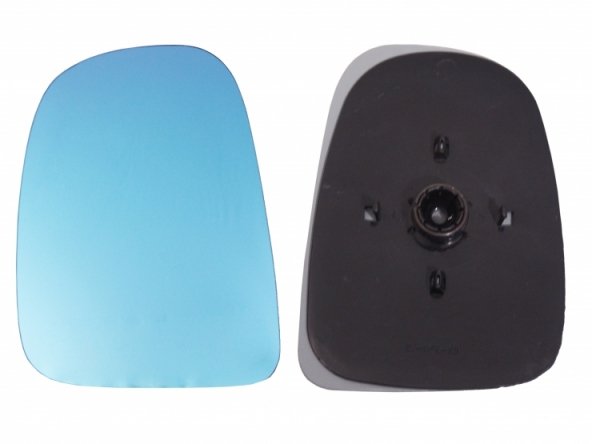 Acessar a peça Vidro + suporte do espelho retrovisor esquerdo, convexo, azul