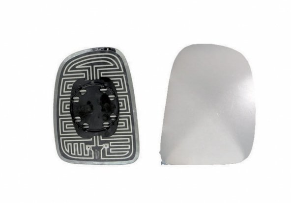 Acessar a peça Vidro + suporte do espelho retrovisor elétrico direito, convexo, aquecido