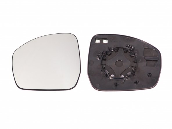 Acessar a peça Vidro + suporte para espelho retrovisor esquerdo, convexo, aquecido Acessar a peça Vidro + suporte para espelho retrovisor esquerdo, convexo, aquecido