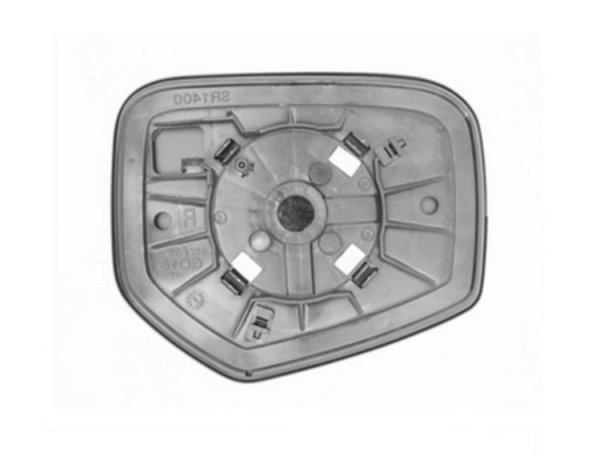 Acessar a peça Vidro + suporte para espelho retrovisor esquerdo, convexo Acessar a peça Vidro + suporte para espelho retrovisor esquerdo, convexo