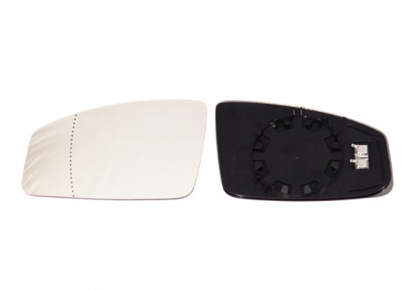 Acessar a peça Vidro + suporte do espelho retrovisor esquerdo, asférico, aquecido Acessar a peça Vidro + suporte do espelho retrovisor esquerdo, asférico, aquecido