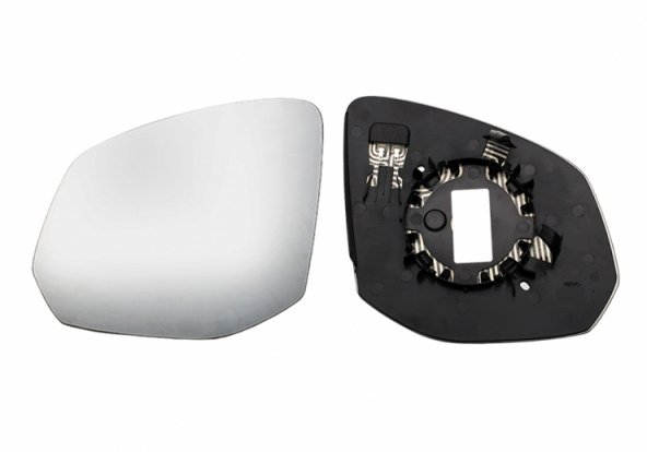 Acessar a peça Vidro + suporte para espelho retrovisor esquerdo, convexo, aquecido