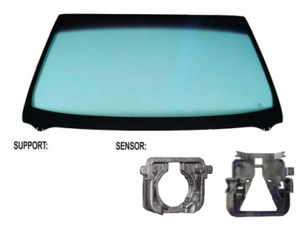 Acessar a peça Para-brisas verde acustico serigrafia sensor chuva/luz frisoinferior janela