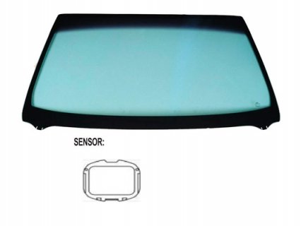 Acessar a peça Para-brisas verde ctrl solar serigr. mod. base esp. sensor chuva/luz friso sup/inf janela
