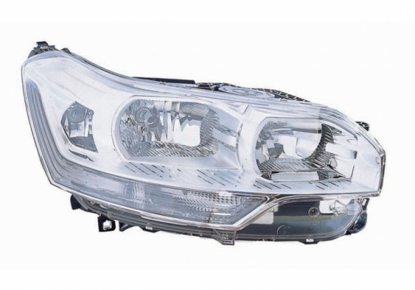 Acessar a peça Farol elétrico direito, H1+H7+H7 Acessar a peça Farol elétrico direito, H1+H7+H7