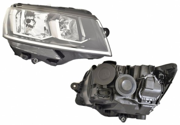 Acessar a peça Farol elétrico direito, H7+H15 (motor)