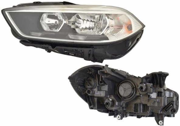 Acessar a peça Farol elétrico esquerdo, LED, H7+H7 (motor)