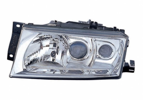 Acessar a peça Farol elétrico esquerdo, xénon D2S+H1+H3