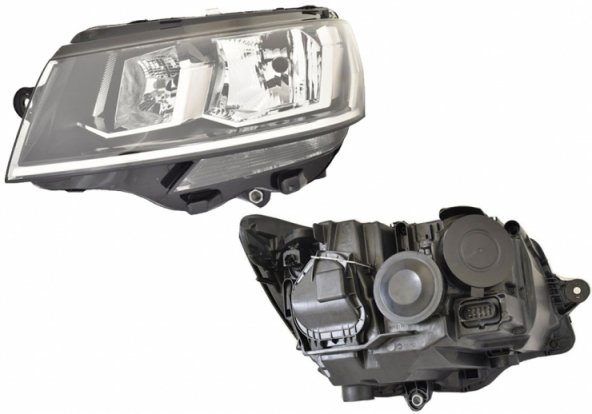 Acessar a peça Farol elétrico esquerdo, H7+H15 (motor)