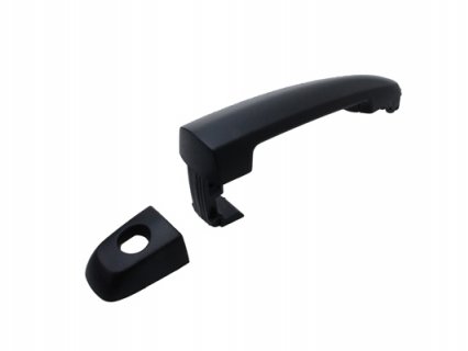 Acessar a peça Puxador porta frente/mala esquerda com embelezador preta rugosa com olho fechadura Acessar a peça Puxador porta frente/mala esquerda com embelezador preta rugosa com olho fechadura