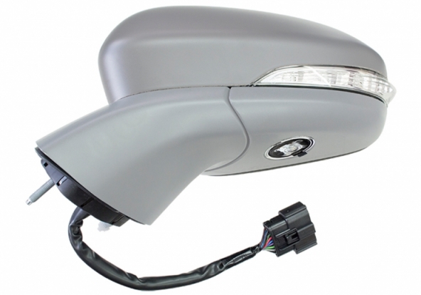 Acessar a peça Espelho retrovisor elétrico esquerdo, asférico, aquecido, preparado, rebatível, com indicador, cortesia, side (9 pinos) (a partir de 2019)