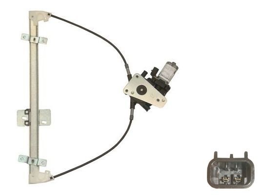 Acessar a peça Elevador vidro frontal esquerdo eletrico com motor não confort 4 portas 2 pins