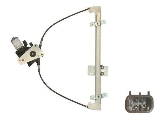 Acessar a peça Elevador vidro frontal direito eletrico com motor não confort 4 portas 2 pins