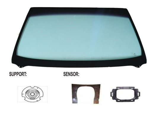 Para-brisas verde com controlo solar, sensor chuva/luz CITROEN-C5  pour CITROEN C5   pour CITROEN C5