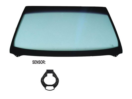 Acessar a peça Para-brisas verde difuso cinza acust. seri.mod. base esp. chuva/luz/vaho friso sup/inf janela