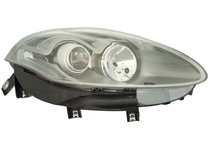 Acessar a peça Farol elétrico direito, cinzento, H1+H1 (motor)