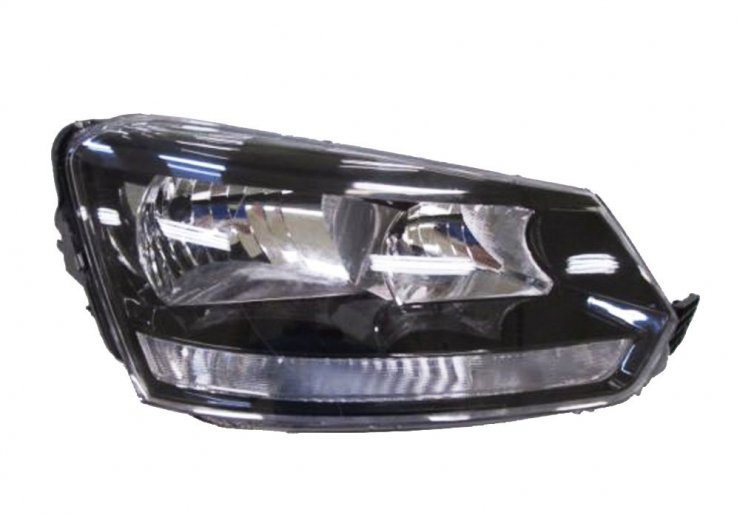 Acessar a peça Farol direito eletrico com motor/base preta h7+h7 tipo a