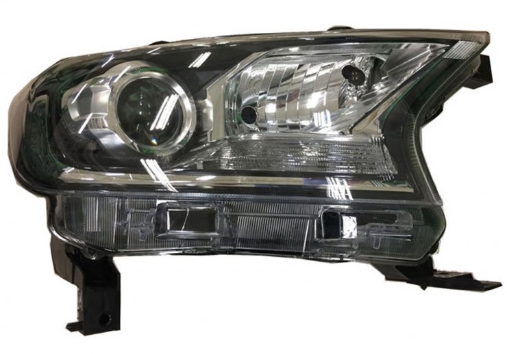 Acessar a peça Farol elétrico e manual direito, preto, HB3