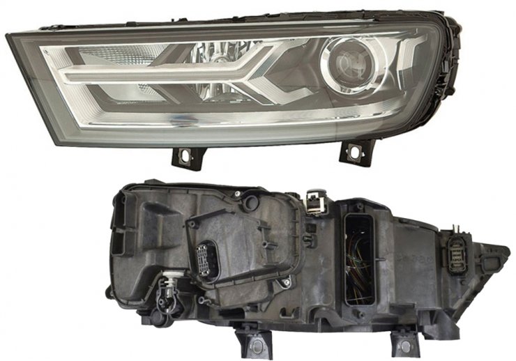 Acessar a peça Farol elétrico esquerdo, LED, xénon D5S+H7 (motor)