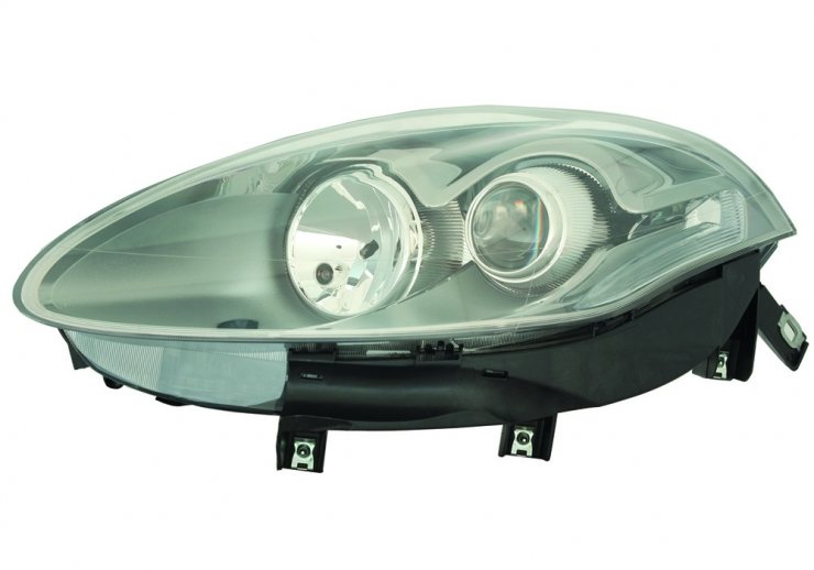 Acessar a peça Farol elétrico esquerdo, cinzento, H1+H1 (motor)