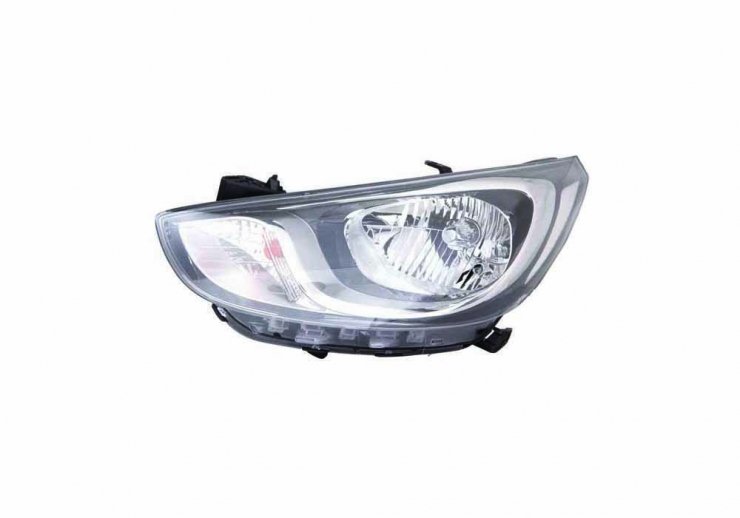 Acessar a peça Farol elétrico esquerdo, preto, H4 (motor)