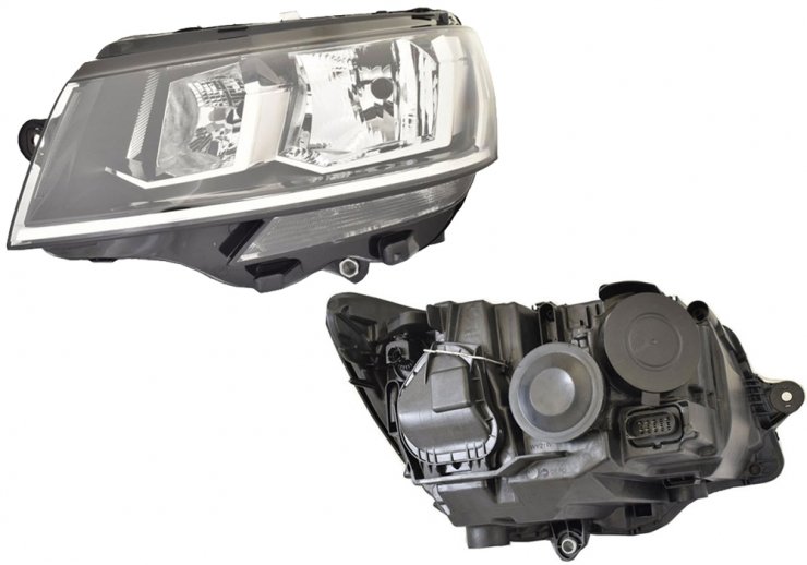 Acessar a peça Farol elétrico esquerdo, H7+H15 (motor)