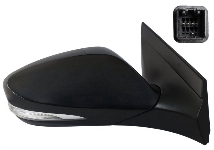 Acessar a peça Espelho retrovisor elétrico direito, convexo, aquecido, preparado, com indicador (6 pinos)