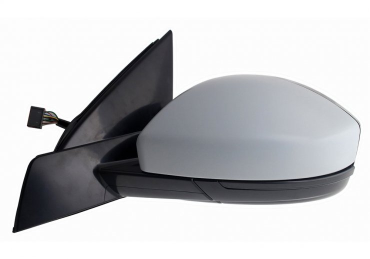Acessar a peça Espelho retrovisor elétrico esquerdo, convexo, aquecido, preparado, rebatível, com indicador, sonda, cortesia, memória (14 pinos)