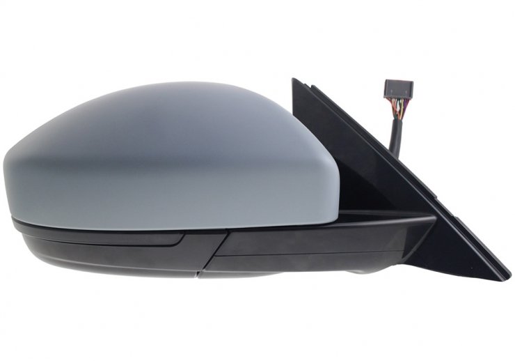 Espelho retrovisor elétrico direito, convexo, aquecido, preparado, com indicador, cortesia, LED (7 pinos)  pour JAGUAR E-PACE  pour JAGUAR E-PACE