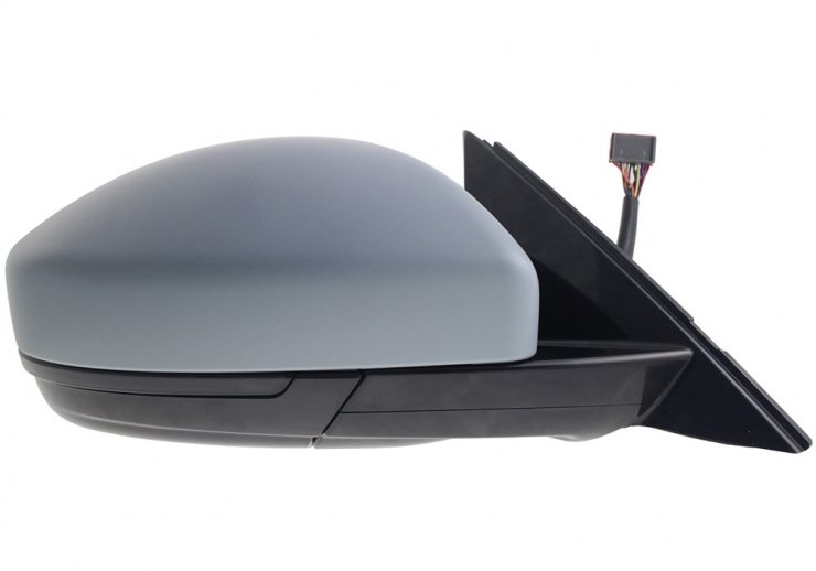 Espelho retrovisor elétrico direito, convexo, aquecido, preparado, rebatível, com indicador, cortesia, memória, LED (14 pinos)  pour JAGUAR E-PACE  pour JAGUAR E-PACE